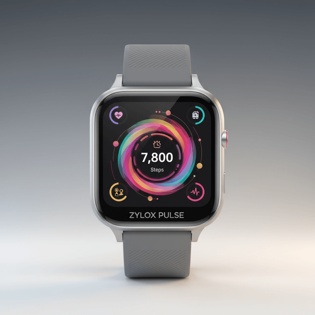 LIGE Smart Watch Black - Zylox Pulse